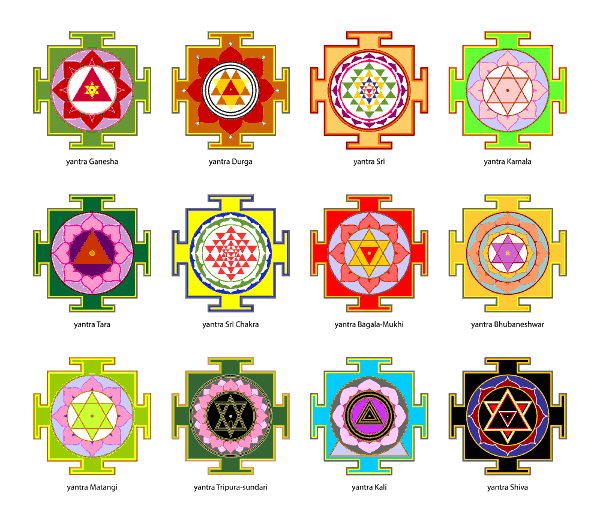 12 yantras - Sacred geometry