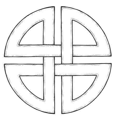 Celtic shield knot