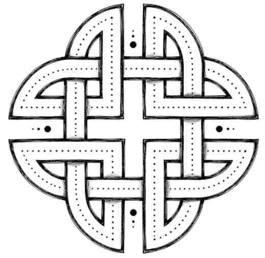 Dara knot strength symbol
