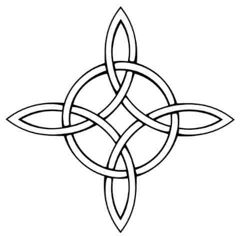 Celtic goddess knot symbol