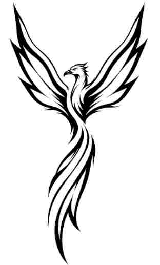 Phoenix rising symbol