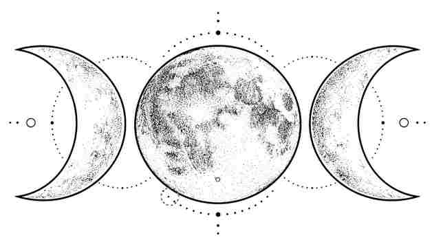 Triple goddess symbol