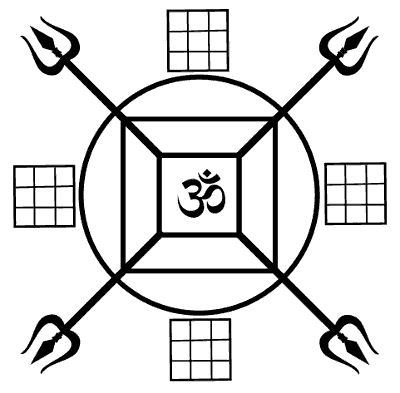 Trishul bisa yantra symbol