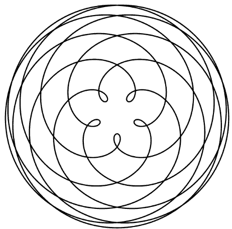 Pentagonal orbit of Venus